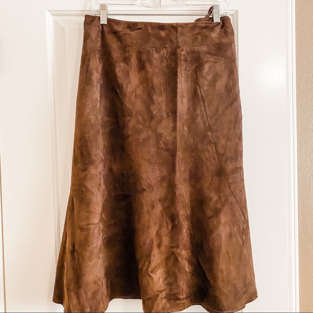 Eileen Fisher Suede Skirt